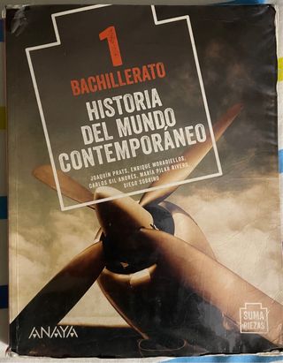 libro de historia del mundo contemporáneo de 1 de 
