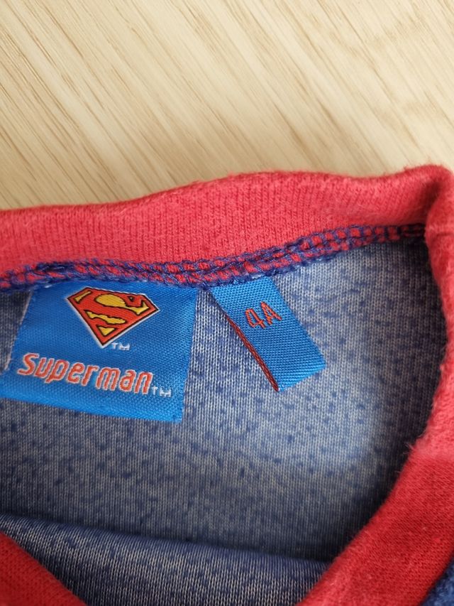 Pijama niño rojo y azul