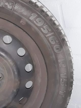 4 Neumáticos 195/60 R15 T con llantas