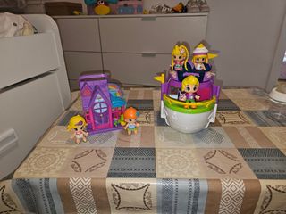 Casa Flores Pinypon con muchos muñecos