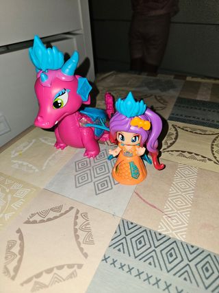 Casa Flores Pinypon con muchos muñecos