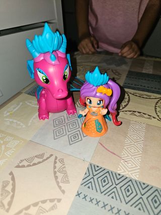 Casa Flores Pinypon con muchos muñecos