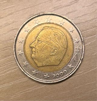 Moneda Bélgica 2000