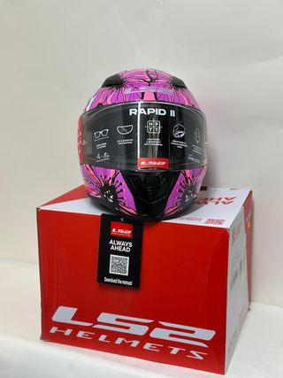 Casco Moto LS2 Rapid II Poppies