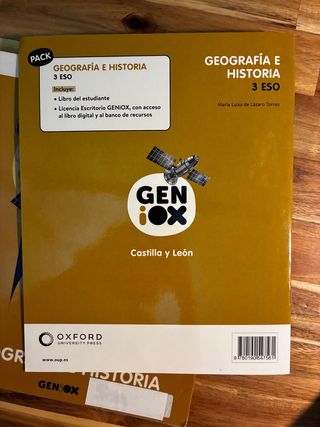 Geografía e Historia 3ºESO Oxford y cuaderno C y L