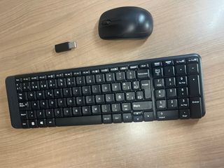 Teclado y Ratón Inalámbrico Logitech Negro