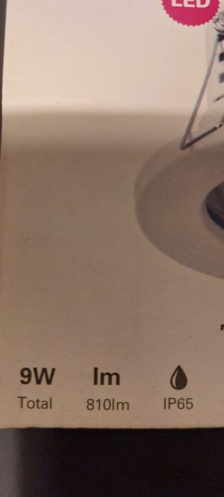 Foco LED Empotrable 9W 810lm 2700K IP65