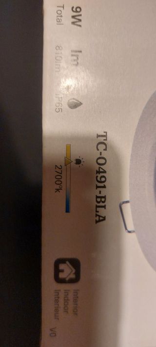 Foco LED Empotrable 9W 810lm 2700K IP65