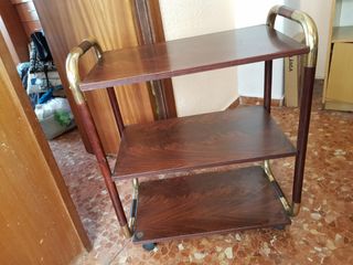 Mesa auxiliar camarera con ruedas