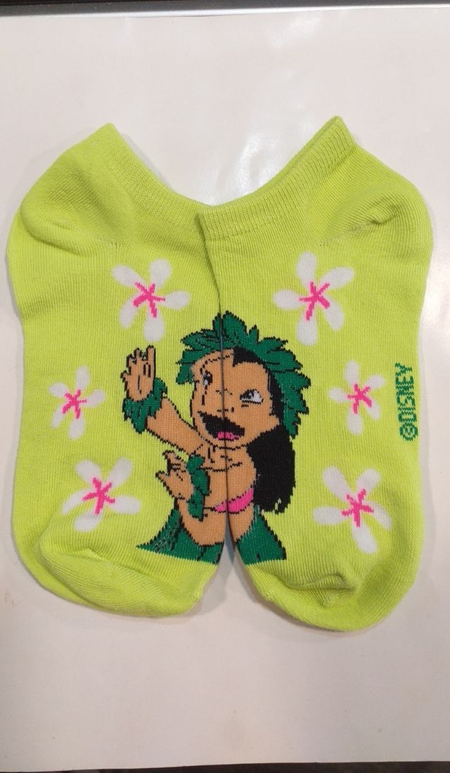 Calcetines tobilleros Disney Stitch y Lilo Talla Ú