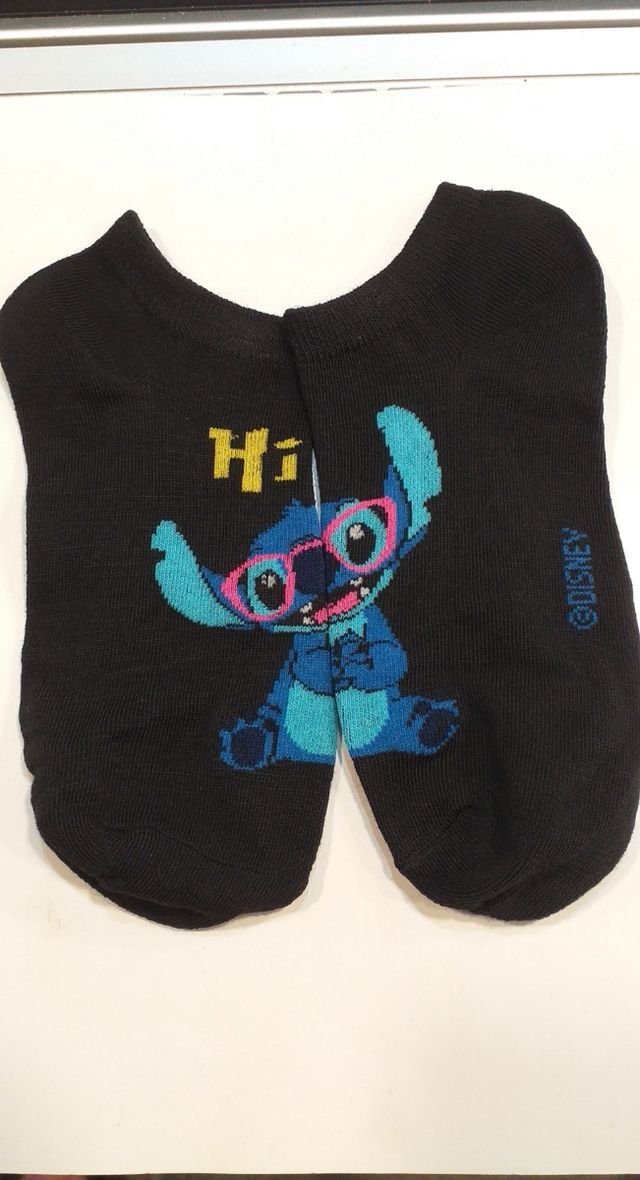 Calcetines tobilleros Disney Stitch y Lilo Talla Ú