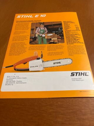 Manual Stihl Electrosierras