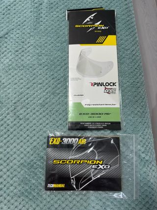 Lámina Antivaho Scorpion EXO-3000 Air Pinlock Max
