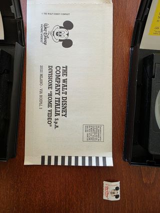 VHS Pinocho Disney Black Diamond Italiano