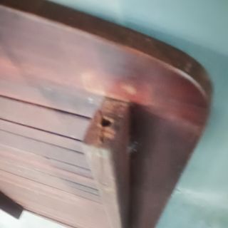 Tablero de mesa de jardín de madera