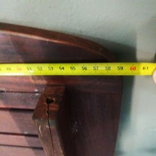 Tablero de mesa de jardín de madera