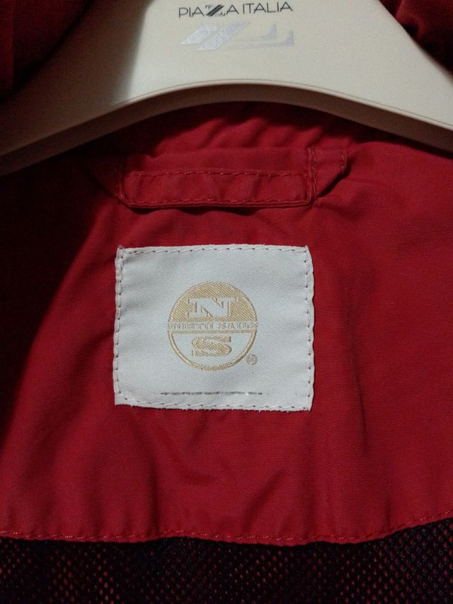 Impermeabile North Sails Rosso