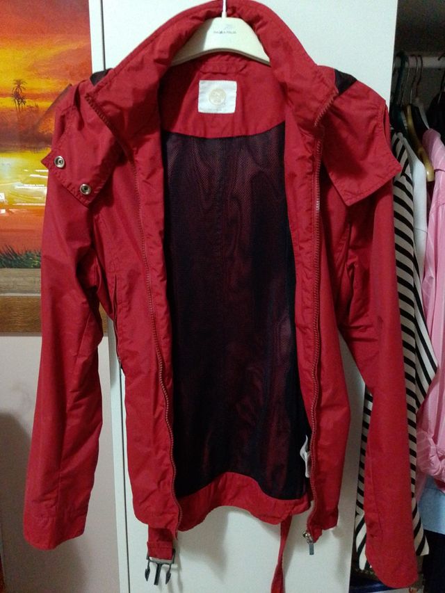 Impermeabile North Sails Rosso