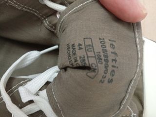 Zapatillas estilo Converse caqui