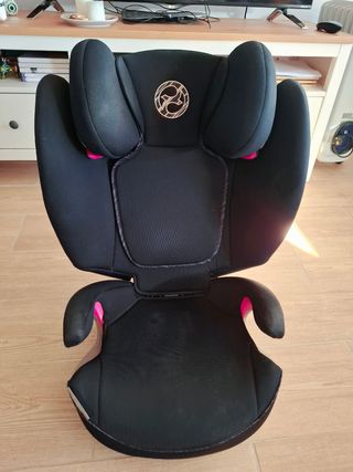 Silla de coche para niños, negro con Isofix
