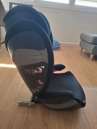 Silla de coche para niños, negro con Isofix
