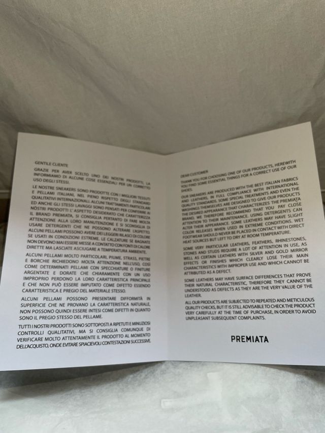 Premiata Scarpe Donna Bianche Nuove