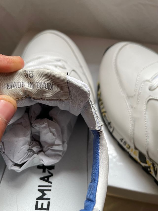 Premiata Scarpe Donna Bianche Nuove