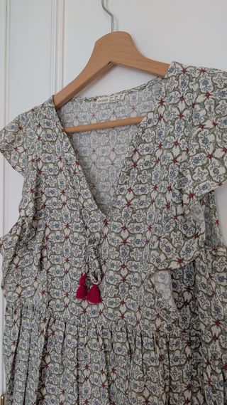 Blusa tirantes Boho Oysho Talla S