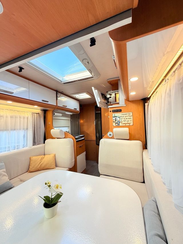 Autocaravana 5.90m/integral/Fiat/aire/pilote