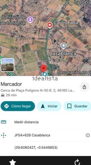 Terreno en venta en La Pobla de Vallbona