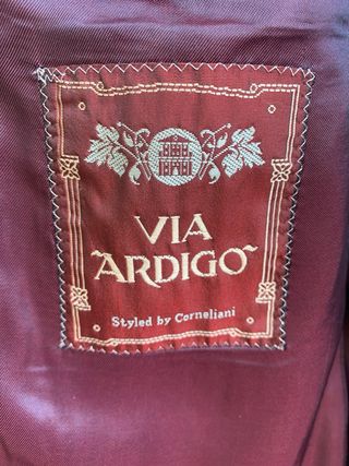 Blazer Uomo Corneliani Cashmere/Lana Blu Vintage