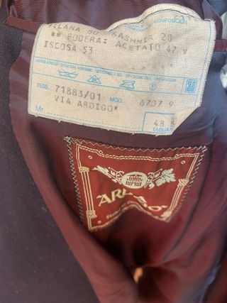 Blazer Uomo Corneliani Cashmere/Lana Blu Vintage