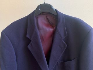 Blazer Uomo Corneliani Cashmere/Lana Blu Vintage