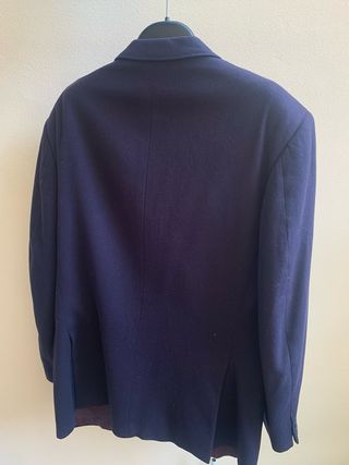 Blazer Uomo Corneliani Cashmere/Lana Blu Vintage