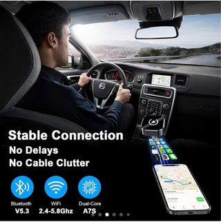 adaptador inalámbrico para CarPlay  iPhone, androi