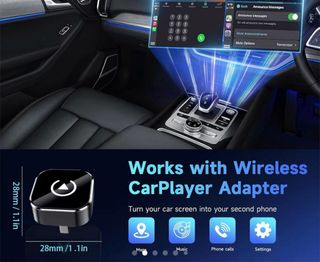 adaptador inalámbrico para CarPlay  iPhone, androi
