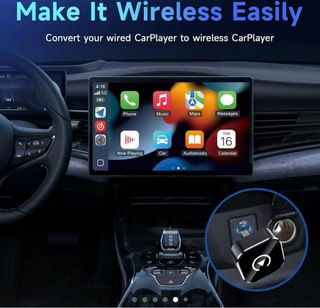 adaptador inalámbrico para CarPlay  iPhone, androi