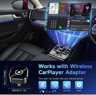 adaptador inalámbrico para CarPlay  iPhone, androi