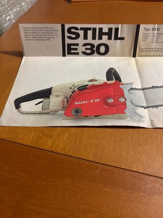 Folleto antiguo motosierra electrosierra STIHL