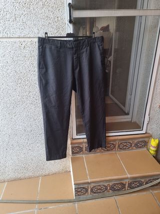 Pantalón Massimo Dutti Talla 48 Negro