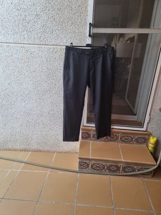 Pantalón Massimo Dutti Talla 48 Negro