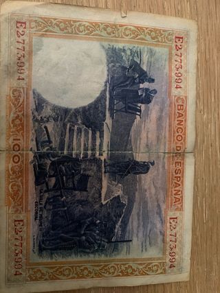Billete 100 Pesetas 1925 España