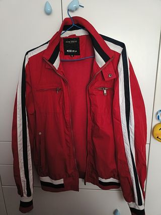 Cazadora Bomber Roja Hombre XL