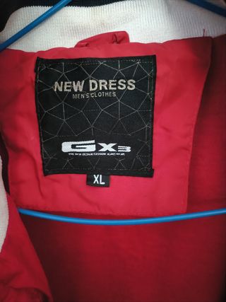 Cazadora Bomber Roja Hombre XL