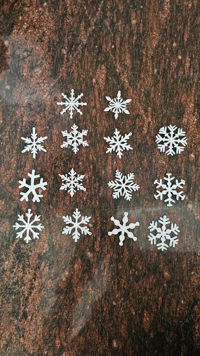 Adornos Copos de Nieve impresas en 3d