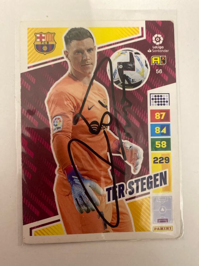Cromo Ter Stegen Firmado LaLiga Santander