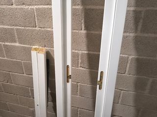 Puerta Madera Lacada Blanca con Cristal