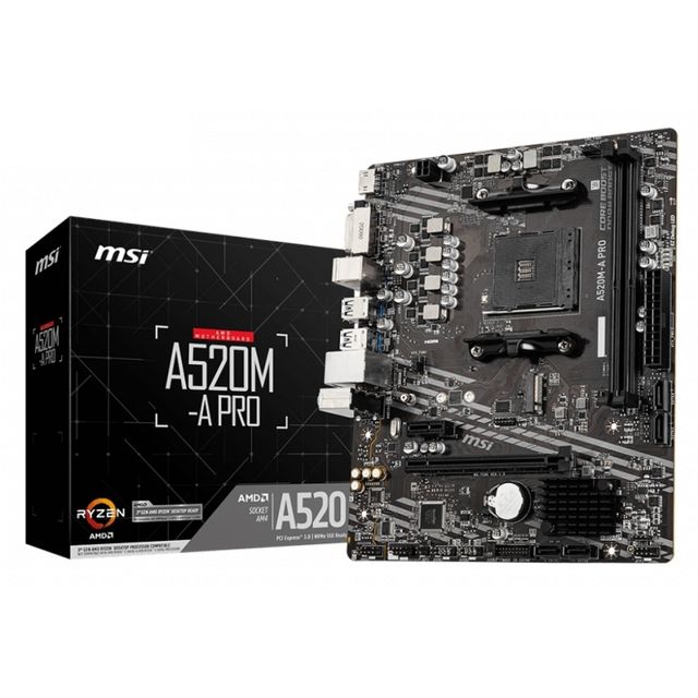 Placa Base MSI A520M-A PRO mATX