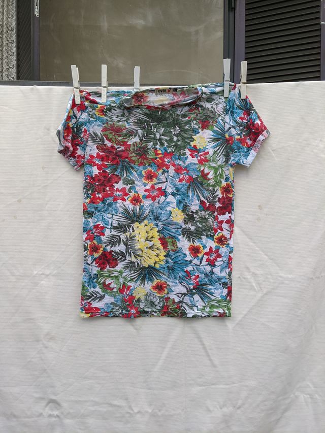 Maglietta OVER-D fiori S