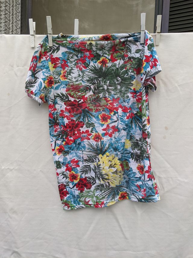 Maglietta OVER-D fiori S